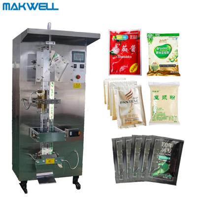 China Small Plastic Food MAKWELL Automatic Sachet Tea Liquid Pure Water Sachet Packing Machine for sale