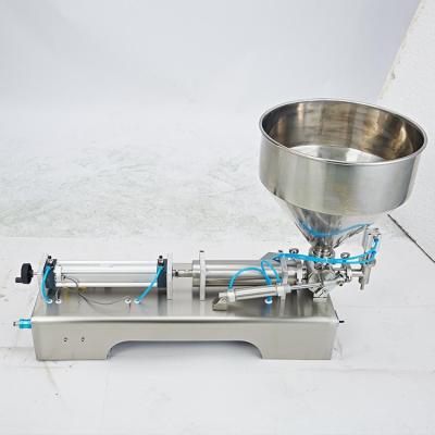 China Semi Automatic Beverage Peanut Butter Bottle Jars Filling Machine Paste Filling Machines for sale