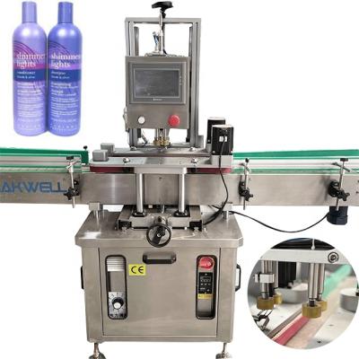 China Pet Bottle Capping Machinery Chemical Automatic Plastic Bottle Jar Capping Machine for sale