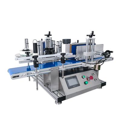 China MAKWELL Automatic Food Table Top Small Volume Self Adhesive Round Bottle Labeling Machine for sale