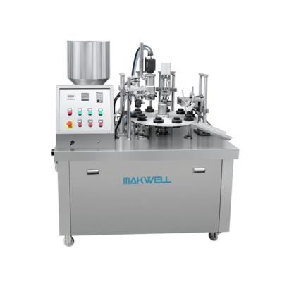 China CLOTHING All Spare Parts Famous Brand Semi-automatic Plastic Laminated Tube Filling Sealing Machine for sale