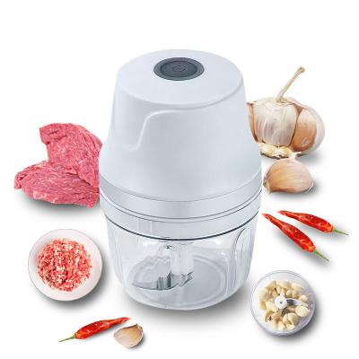 China High Power One-Button Operation With Cordless Multifunctional Portable Onion Crusher Food Processor Button Kitchen Garlic Garlic Cleaver for sale