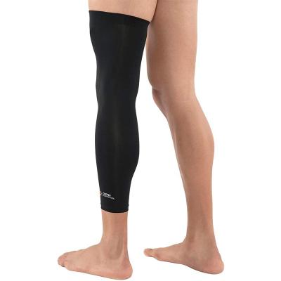 China Performance support Sport Full Leg Support Brace Long Copper Sleeve Compression Leg Guard Magnetic Brace for sale