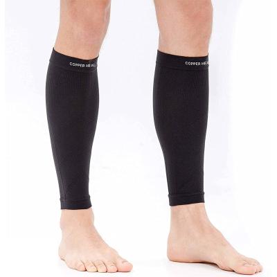 China Performance support Sports Soccer Basketball Compression Support Pads Leg Guard Brace Padded Calf Sleeve for sale