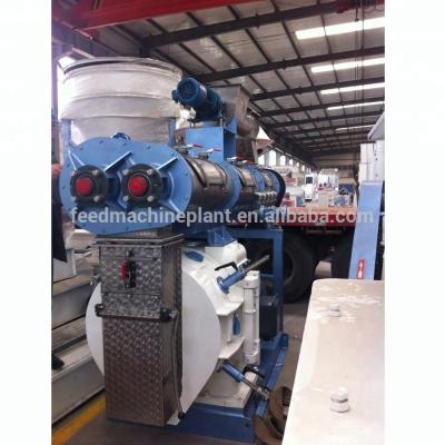 China food & Beverage Plant High Efficiency Chicken / Duck / Fish Feed Ring Die Pellet Mill For Sale for sale