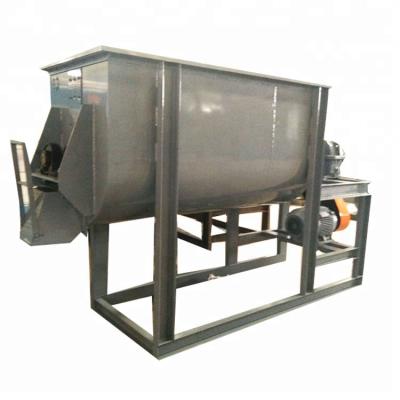 China Building Material Stores High Uniformity Horizontal Animal Feed Ribbon Mixer Mixer With CE for sale