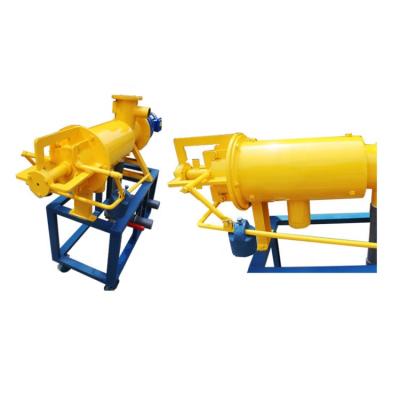 China Separate solid liquid for dewatering screw pump /two blade fertilizer cow dung machine /No cap cutting submersible pump for sale