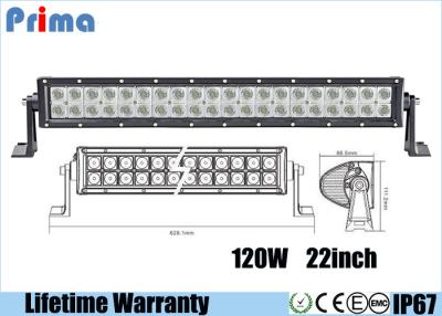 China 22 pulgadas 120W llevaron la barra de los proyectores/la barra ligera llevada camión a prueba de polvo de la prenda impermeable en venta