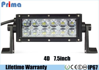 China Barra ligera de la fila 4D de la lente 7,5 del coche dual de la pulgada 36W LED para SUV/UTV/carriles de la arena en venta