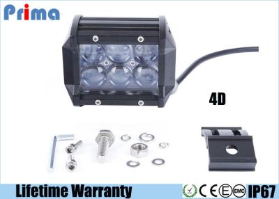 China 6000K 4 luz DC 9V - 32V del CREE de WIith Fisheye 4D 18W de la barra ligera del coche de la pulgada LED  en venta