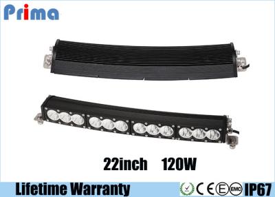 China 22 Inch Cree 120w LED Light Bar Amber White Single Row Light IP67 Waterproof for sale