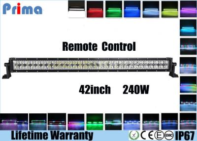 China IP67 42 der Zoll 240w geführt Lichtstrahl, RGB führte Halo-Lichtstrahl mit Fernbedienung zu verkaufen