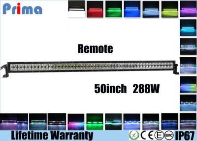 China 50 Farbe des Zoll-288W, die Fernsteuerungs-LED-Lichtstrahl für Jeep 4 x 4 nicht für den Straßenverkehr ändert zu verkaufen