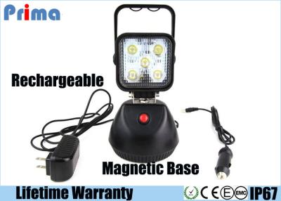 China Rechargeable LED Work Lights With Magnetic Base Dimmable Style 15W Power for sale