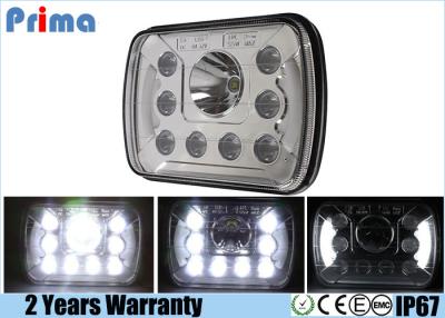 China 5 Inch X 7 Inch Led Car Headlights , 6 Inch X 7 Inch Jeep Wrangler Headlights for sale