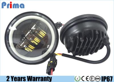 China Cree 30W Scheinwerfer des 4,5 Zoll-Motorrad-LED mit Engels-Augen-Halo-Ring zu verkaufen