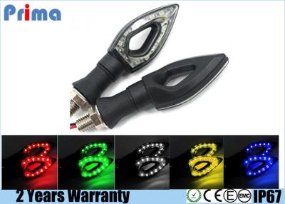 China 12 Motorrad-Blinker-Licht-blaues Rot-Grün-Gelb-Weiß-Farbe LED SMD zu verkaufen