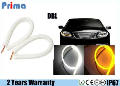 China Tubo llevado flexible blanco ambarino DRL/45/30 voltaje de funcionamiento de DC 85/60 del tamaño del cm 12V en venta