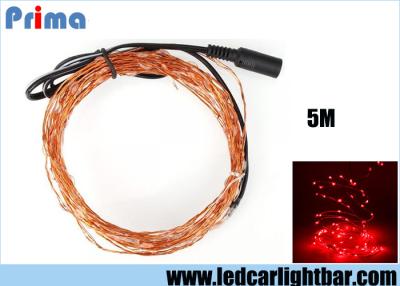 China 6W 12V Kerstmis 0603 LEIDENE Strooklichten 5m Lengte 100 Waterdichte LEDs IP68 Te koop