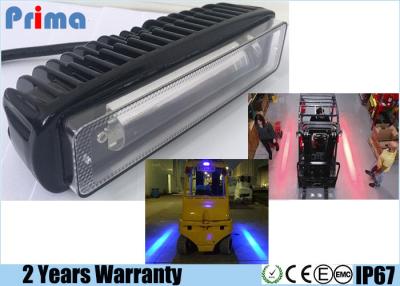 China DC 10V -80V 30W CREE Blue / Red Line LED Warning Lights For Forklift for sale