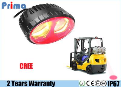 China 8W Cree Forklift Warning Lights Red Spot Beam IP67 Waterproof  650 Lumen for sale