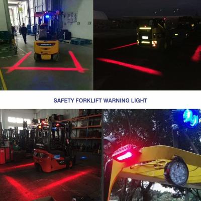 China Red Zone Forklift Danger Zone Warning Light,Forklift Halo Light, Side-Mount Pedestrian Safety light for sale