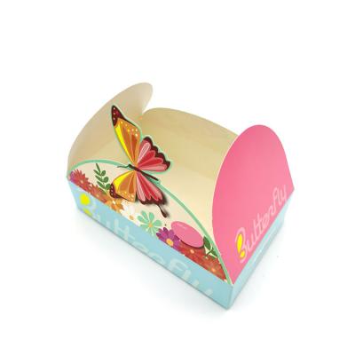 China Factory Promotion Custom Artistic Reverse UV Baked Bread Paper Food Packaging Box for sale