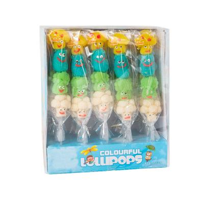 China China Factory Wholesale Multiple Color Normal Juice Flavor Lollipops Soft Candy Sweet For Kids Children for sale