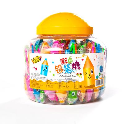 China Creativity Natural Crayon Shape Colorful Soft Soft Candy With Multiple Fruit Flavors And Candy Cane for sale