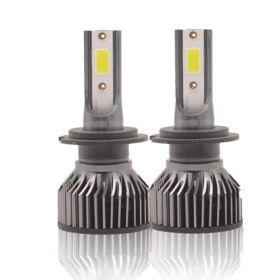 China Aluminum F2 led car headlight h7 led headlight bulb 40W 8000LM COB 12V H4 H7 H8 H9 H11 9005 9006 car light H13 9004 9007 9012 for sale