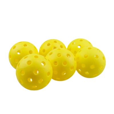 China Outdoor Indoor Playing Latest 2022 USAPA Approved 40 Hole Outdoor Pickleball Ball for sale