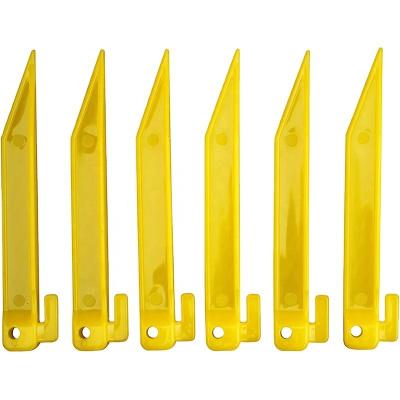 China Plastic Tent Pegs Outdoor Accessories Drable Spike Hook Awning Camping Caravan Camping for sale