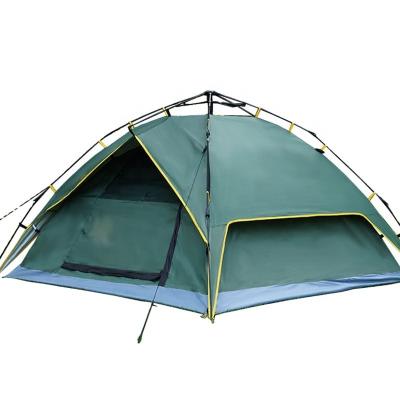 China Portable Instant Automatic Windproof Waterpoof Waterproof 4 Person Outdoor Pop Up Family Camping Tent for Increasing Mountaineering for sale