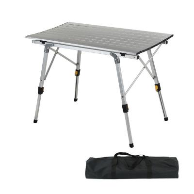 China Zero Foldable Portable Camping Table With Adjustable Legs for sale