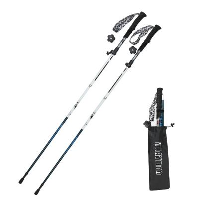 China Durable Folding Trekking Poles - 7075 Aluminum Alloy Trekking Poles with Quick Lock System, Telescopic, Collapsible, Ultralight for for sale