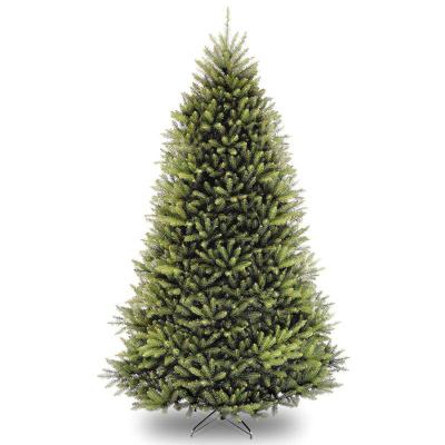 China Eco-Friendly KERVINO Encrypted PVC Christmas tree decoration Pointed hybrid hinge automatic light Large Christmas tree spot wholesale for sale