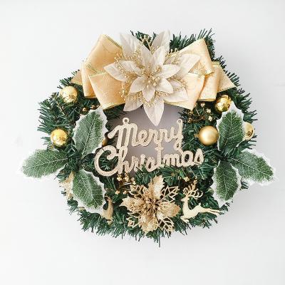 China Eco-Friendly KERVINO Merry Christmas Vine PVC Door Garland decoration Christmas garland for sale