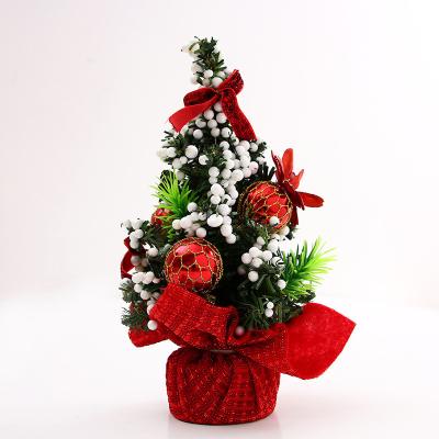 China Eco-Friendly KERVINO  Christmas Tree 20CM Mini Christmas Package Tree Table Decoration Children's Gift Christmas Tree Small Decorations for sale