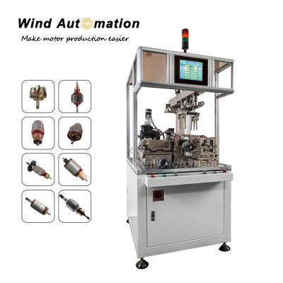 China 100 Sets/Year WIND-ABM-2 Motor Armature Balancing Machine with 2 Stations Weight Correction Machine for sale