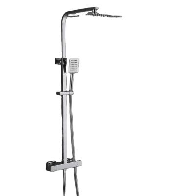 China Without Sliding Bar Hot Selling Factory Directly 2 Accessories Aluminum Thermostatic Shower Wall Panel Main Rainfall Barrier Panel for sale