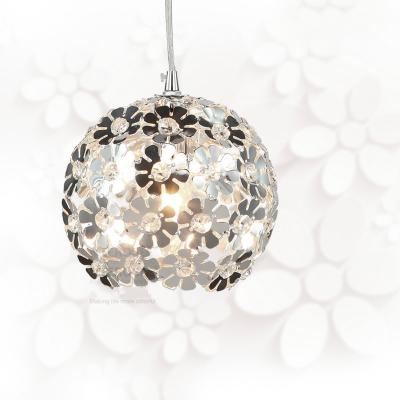 China Beautiful Modern Silver Crystal Chandelier Light Fixture for sale