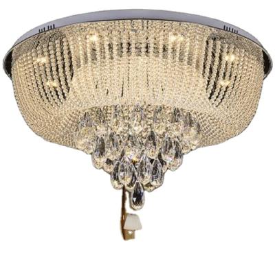 China Modern Circular Crystal LED Lamps and Lanterns Cornucopia Absorb Contemporary Ceiling Lamps Living Room Guest Ceiling Lightsl for sale