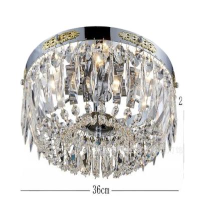 China Modern Modern Lead Crystal Ceiling Light Bedroom/Living Room Home Decoration Lamps for sale