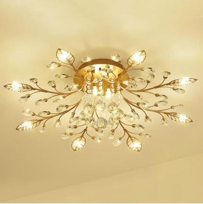 China New Fancy Item Ceiling Light LED Modern Crystal Ceiling Lamp Modern Lamps For Living Room Lights for sale