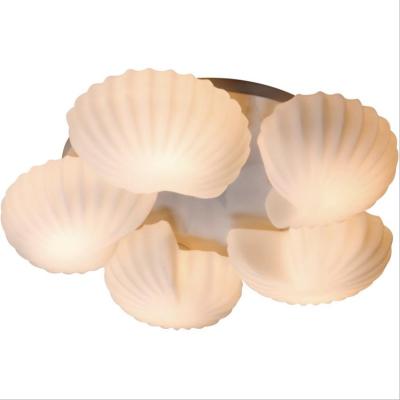 China Modern Simple Modern Nordic Glass Ceiling Lamp Furniture Living Room Art Ceiling Lamp for sale