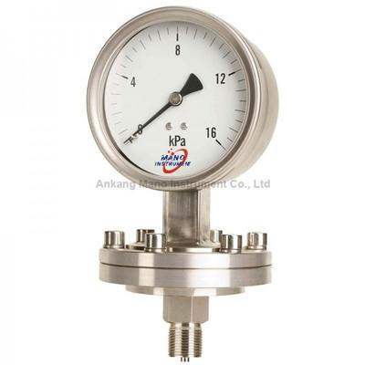 China PG-075 Low pressure diaphragm pressure gauge for sale