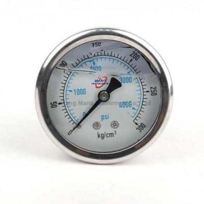 China PG-035 SS oil filled pressure gauge for sale