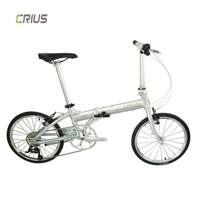 China Racing Lightweight Folding Bike 20inch 9 Speed Master V with Aluminum Alloy Fork for sale