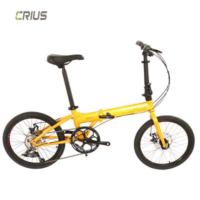 China 20 Inch Aluminum Alloy Road Racing Folding Road Bike with Front and Rear Wheel V Brake for sale