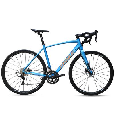 China 700c Gebruikt Race Volwassen Custom Aluminium Alloy Frame Road Bike Fiets met schijfrem Te koop